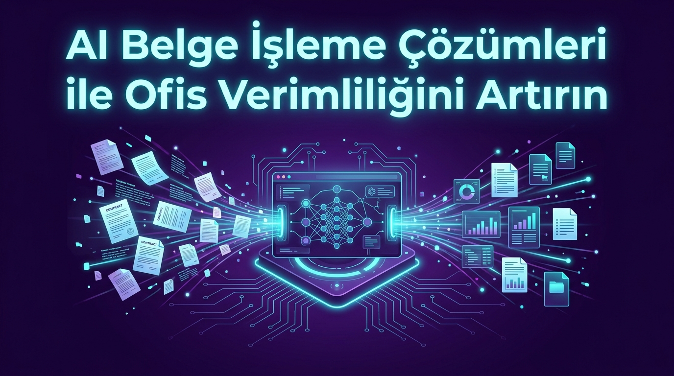 AI Belge İşleme Çözümleri ile Ofis Verimliliğini Artırın