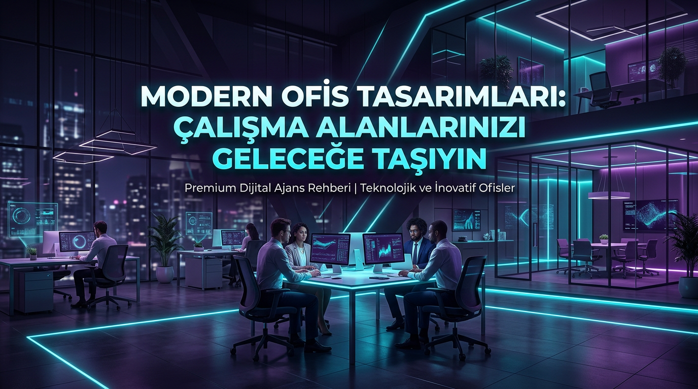Modern Ofis Tasarımları: Çalışma Alanlarınızı Geleceğe Taşıyın