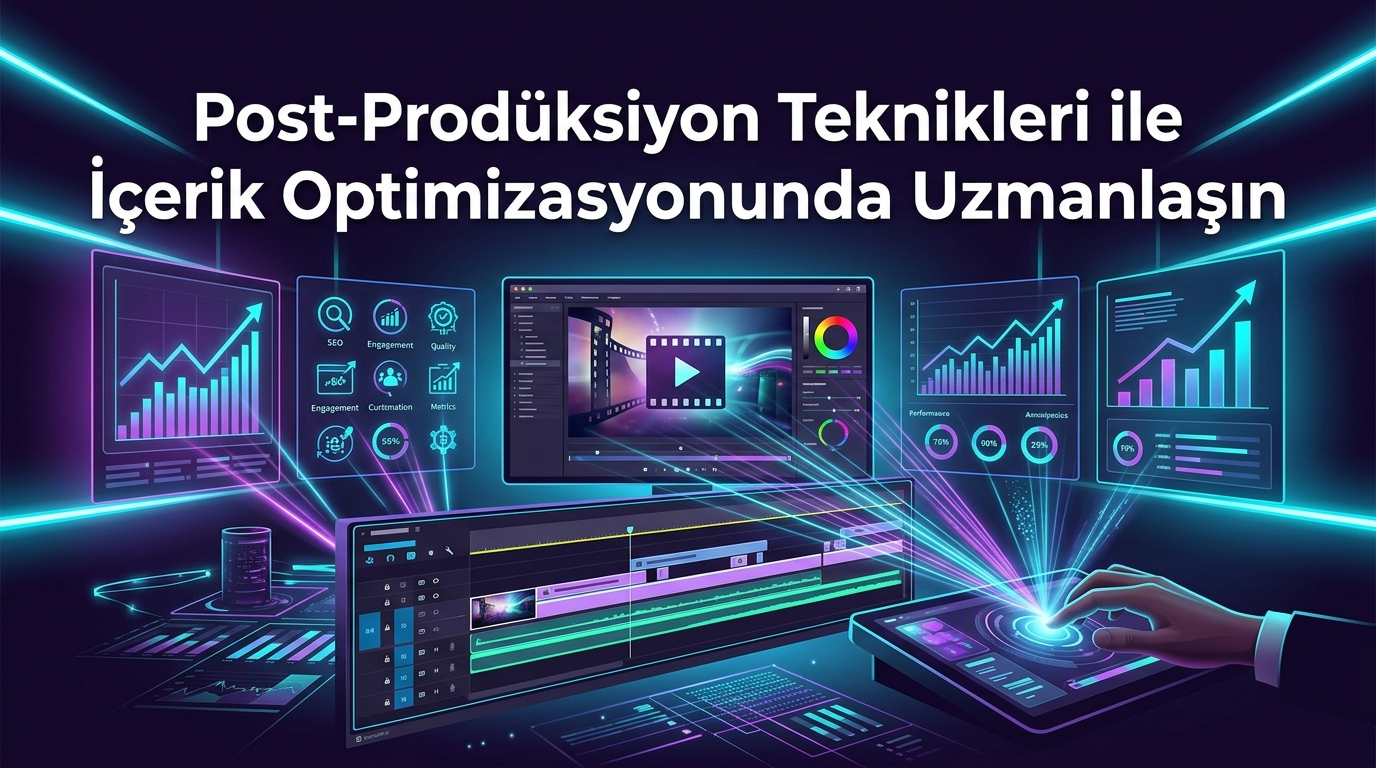 Post-Prodüksiyon Teknikleri ile İçerik Optimizasyonunda Uzmanlaşın