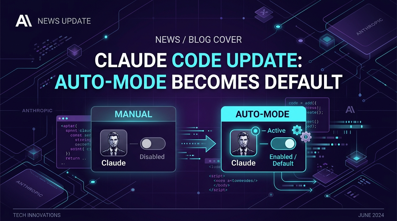 Anthropic'in Claude Code Güncellemesi: Otomatik Mod Varsayılan Oluyor