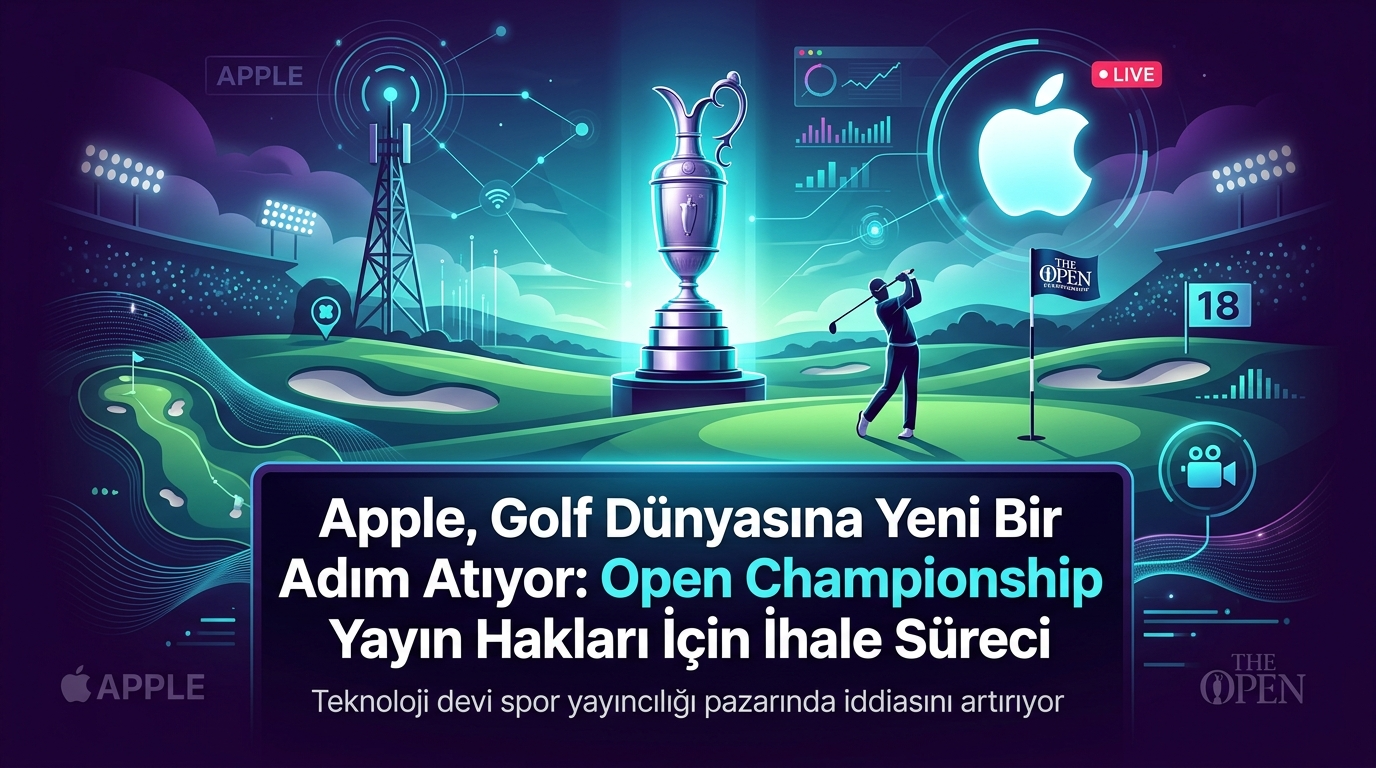 Apple, Golf Dünyasında Yeni Bir Adım Atabilir: Open Championship Yayın Haklarına Talip