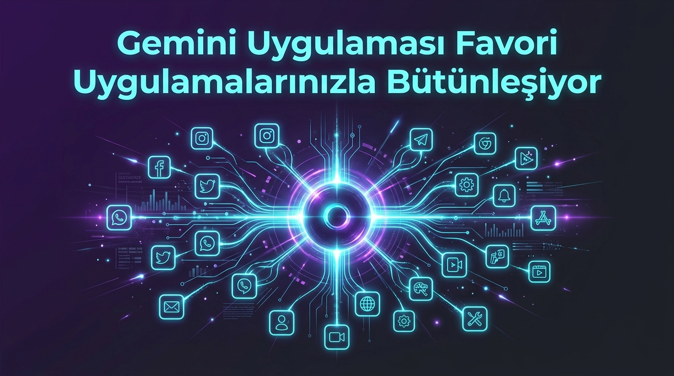 Gemini Uygulaması Favori Uygulamalarınızla Bütünleşiyor