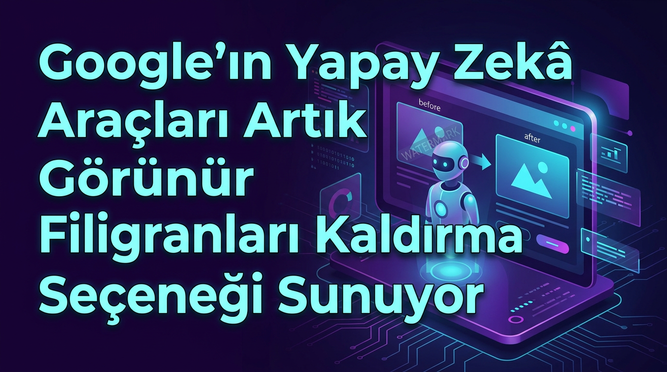 Google'ın Yapay Zekâ Araçları Artık Görünür Filigranları Kaldırma Seçeneği Sunuyor