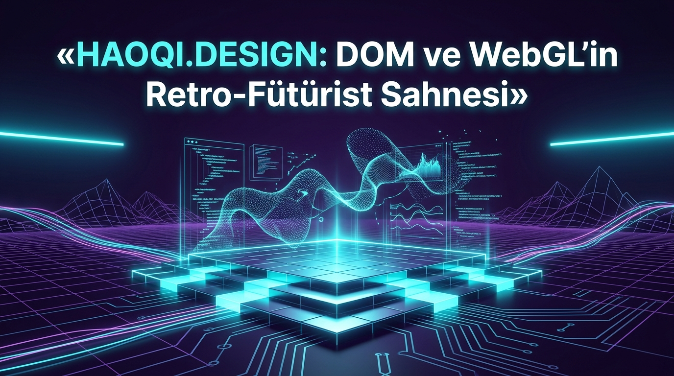 HAOQI.DESIGN: DOM ve WebGL'in Retro-Fütürist Sahnesi