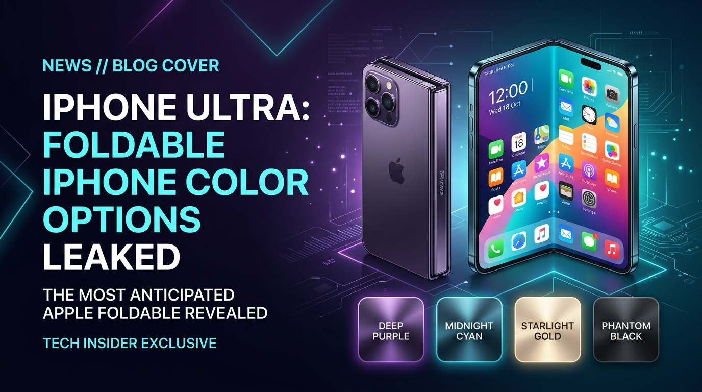 iPhone Ultra: Katlanabilir iPhone'un Renk Seçenekleri Sızdırıldı