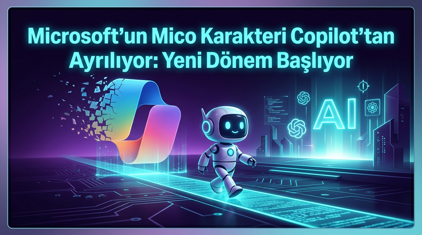 Microsoft'un Mico Karakteri Copilot'tan Ayrılıyor: Yeni Dönem Başlıyor