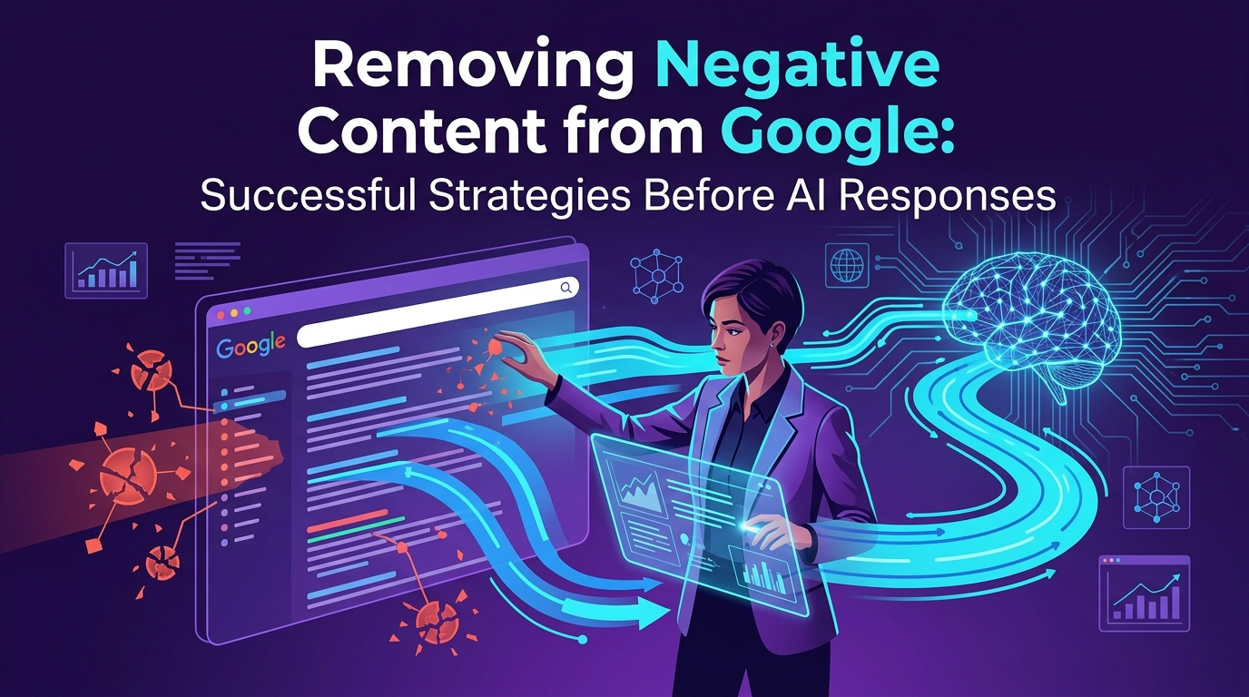 Negatif İçeriği Google'dan Kaldırmak: AI Yanıtlarından Önce Başarılı Stratejiler