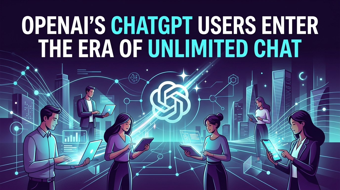 OpenAI'den ChatGPT Kullanıcılarına Sınırsız Sohbet Dönemi