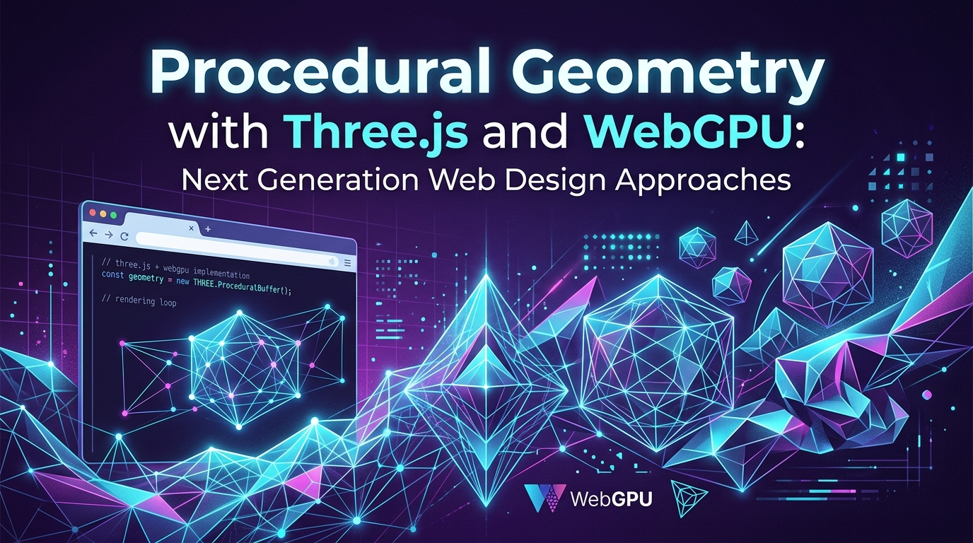 Three.js ve WebGPU ile Prosedürel Geometri: Yeni Nesil Web Tasarım Yaklaşımları