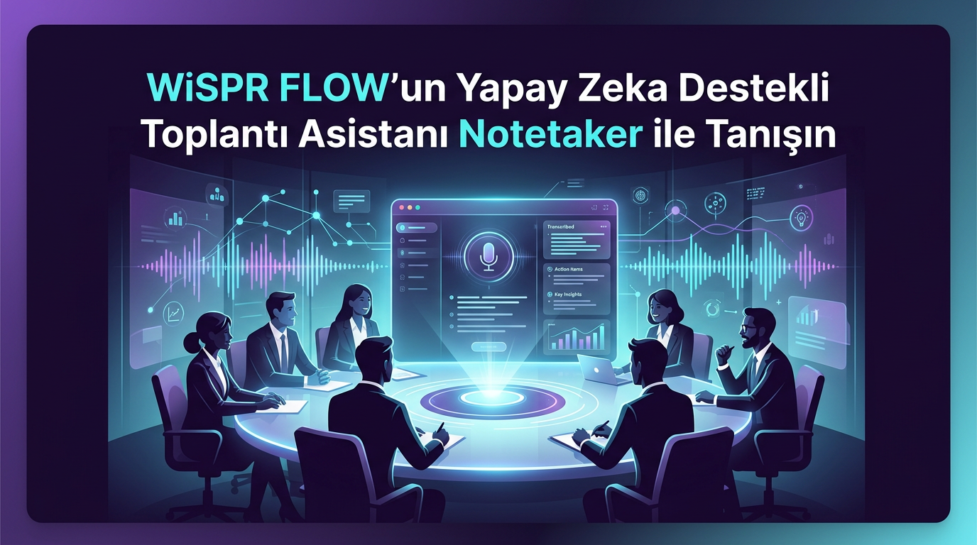Wispr Flow'un Yapay Zeka Destekli Toplantı Asistanı Notetaker ile Tanışın
