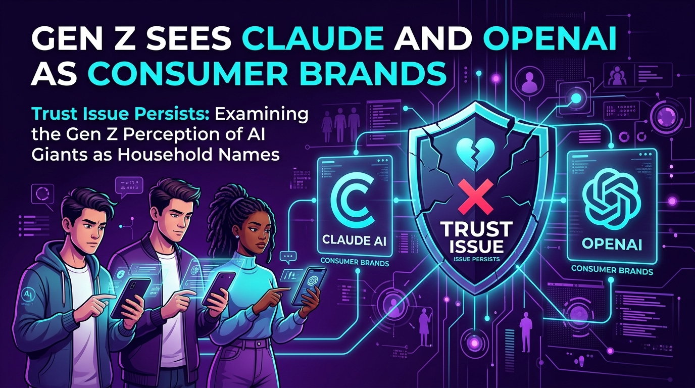 Z Kuşağı Claude ve OpenAI'yi Tüketici Markası Gibi Görüyor: Güven Sorunu Devam Ediyor