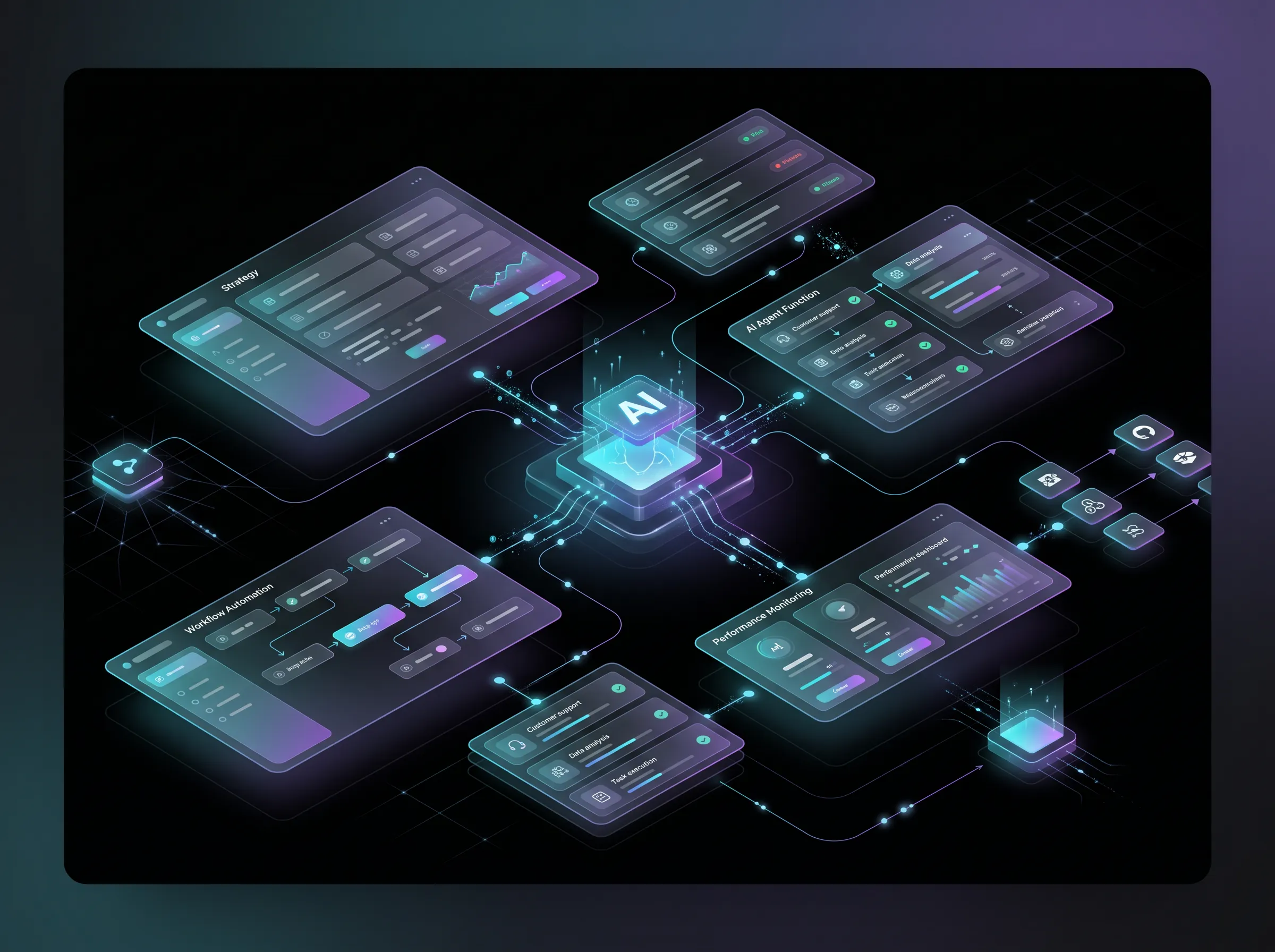 SoHo Agency AI Agent Development strategy and workflow visual