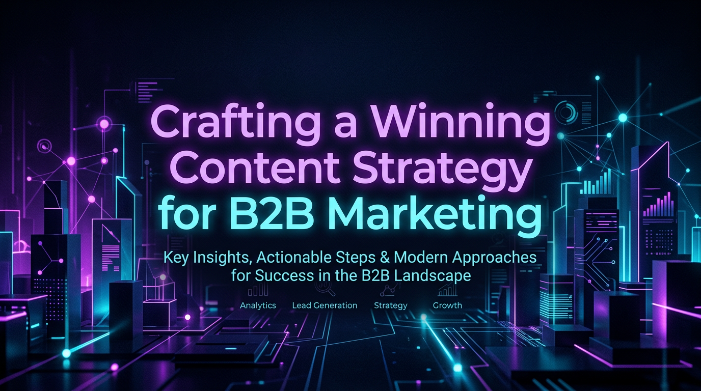 Crafting a Winning Content Strategy for B2B Marketing